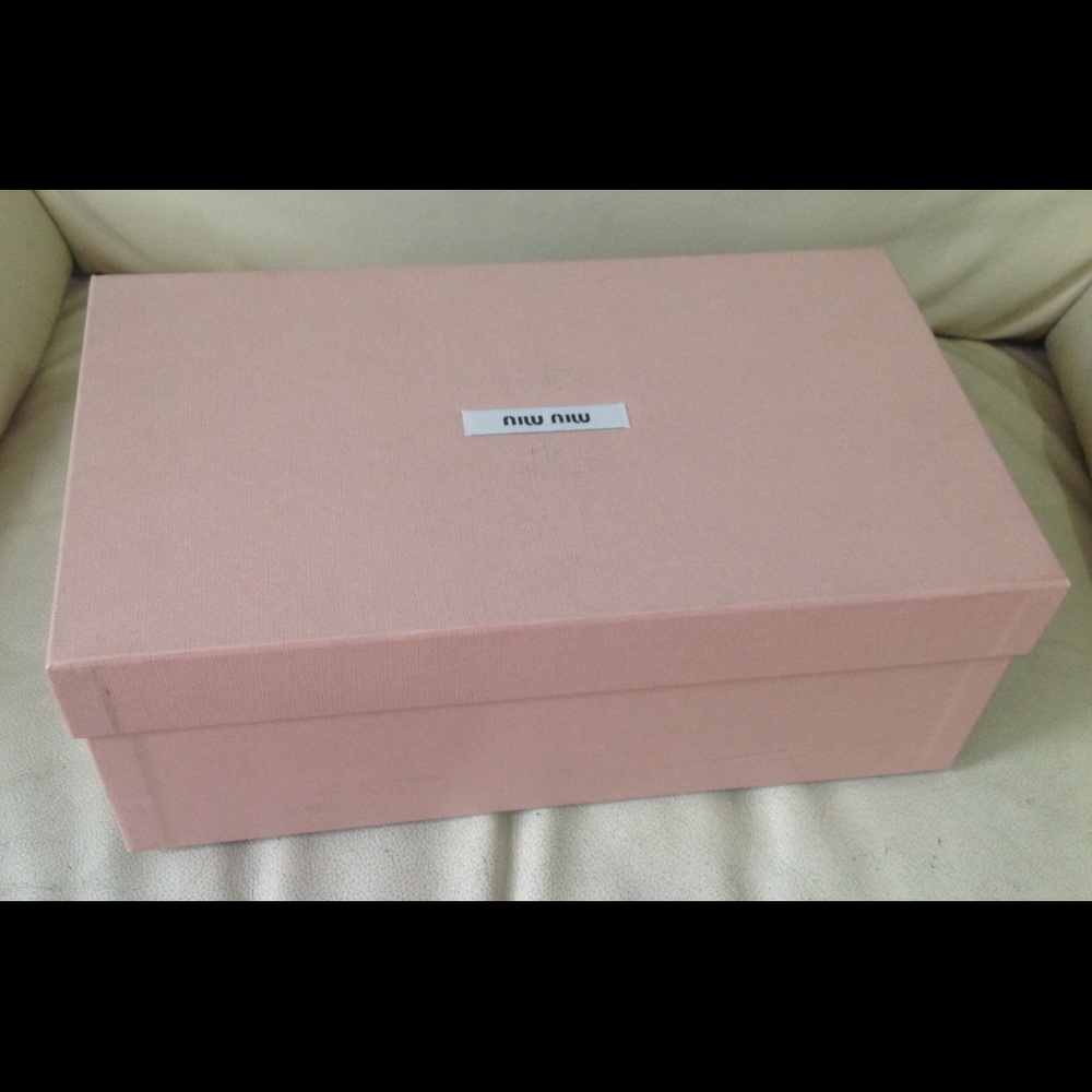 MIU MIU Shoe Box